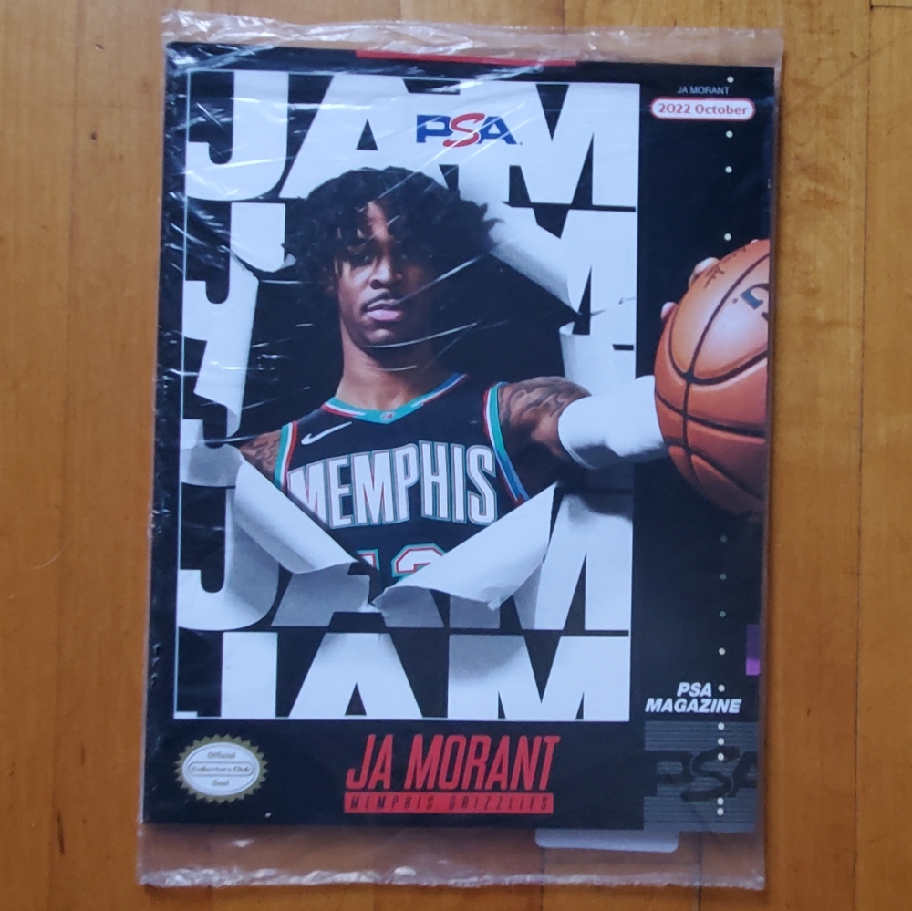 New October 2022 PSA Magazine Price Guide *Ja Morant* Nintendo NBA JAM on cover